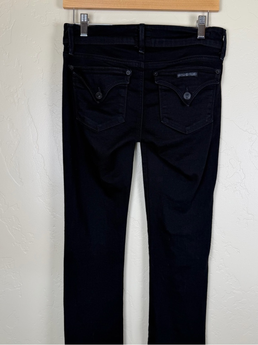 Hudson Women’s Beth Mid-Rise Baby Bootcut Jeans in Black Size 26 - Picture 6 of 9
